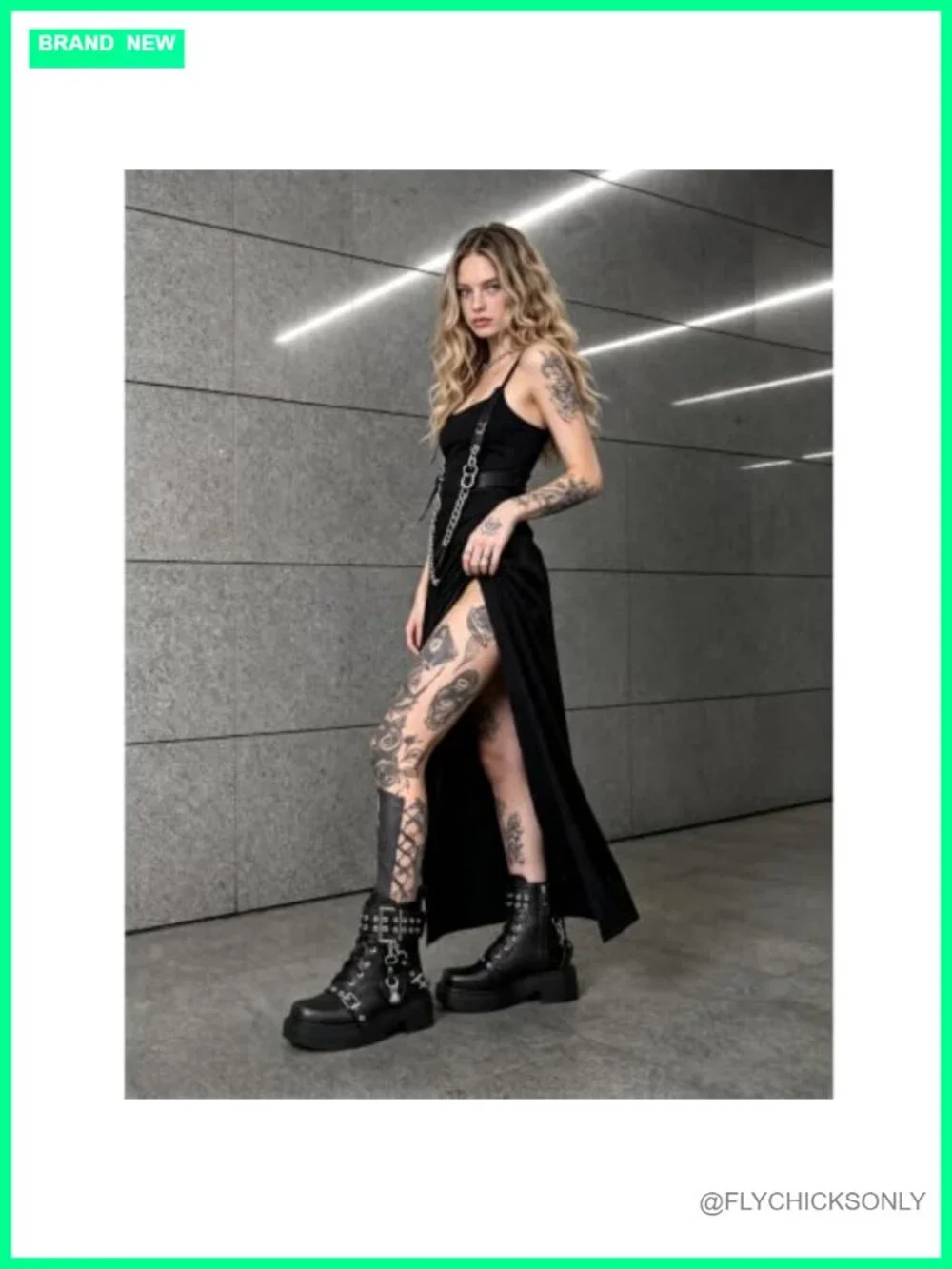 Platform Goth Ankle Boots Chunky Heel Lace Up Booties